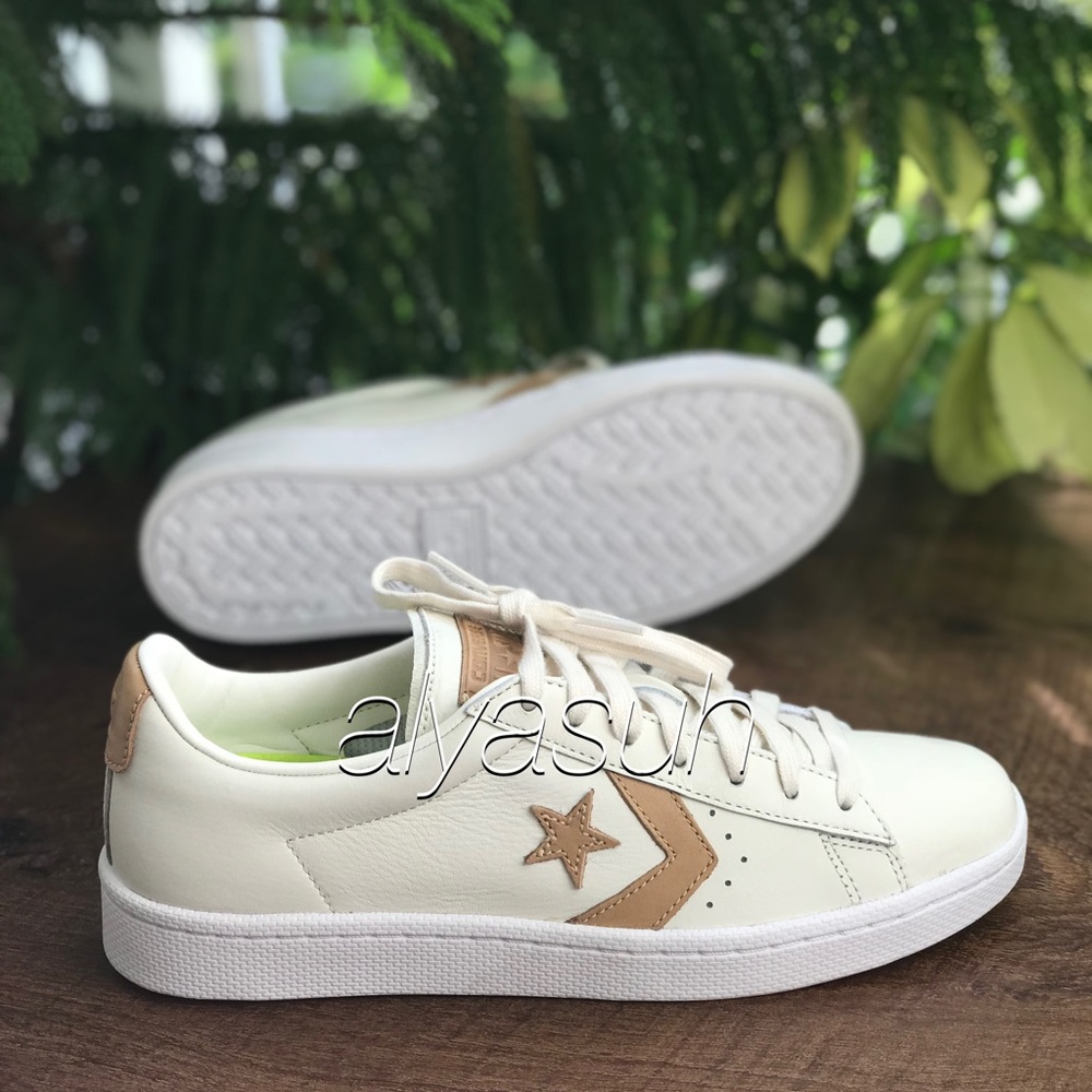 NWT Converse PL 76 OX Egret/Tan WMNS AUTHENTIC. - Picture 2 of 8